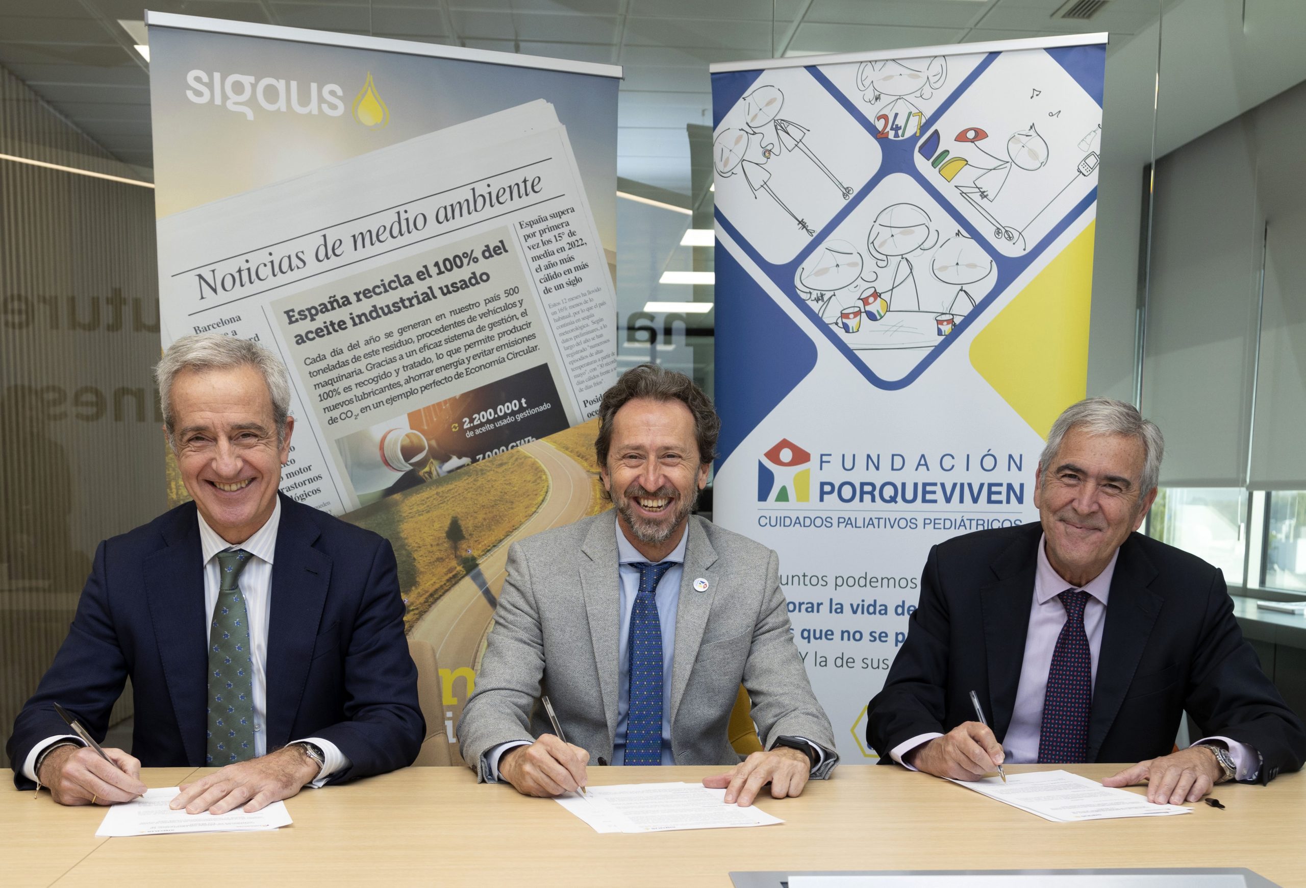 Acuerdo SIGAUS y Fundación porqueViven