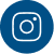 Logo blanco de Instagram sobre fondo azul, representa la conexión y apoyo al duelo