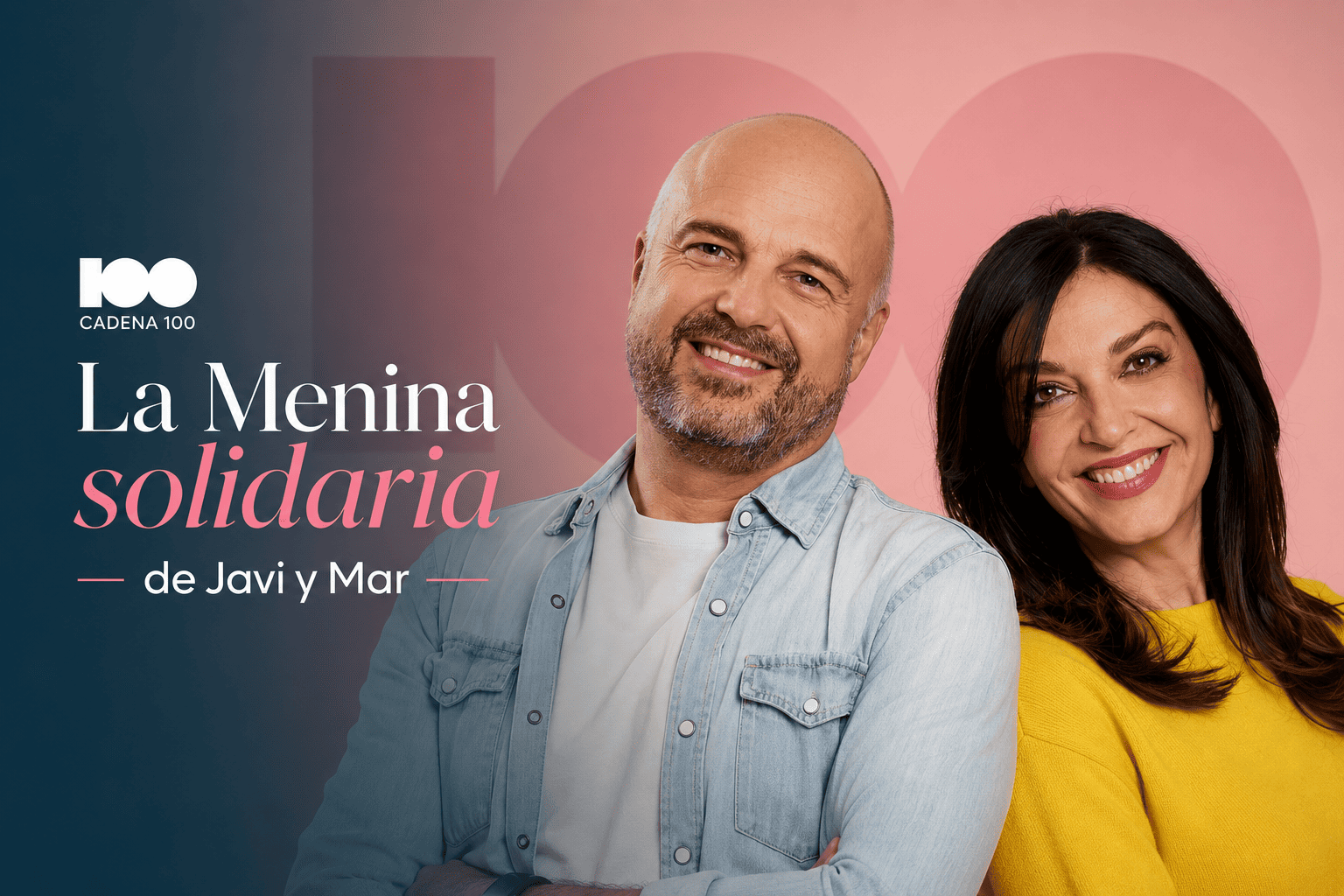 Javi Nieves y Mar Amate impulsan la subasta solidaria de la Menina de Cadena 100 a beneficio de Fundación porqueViven