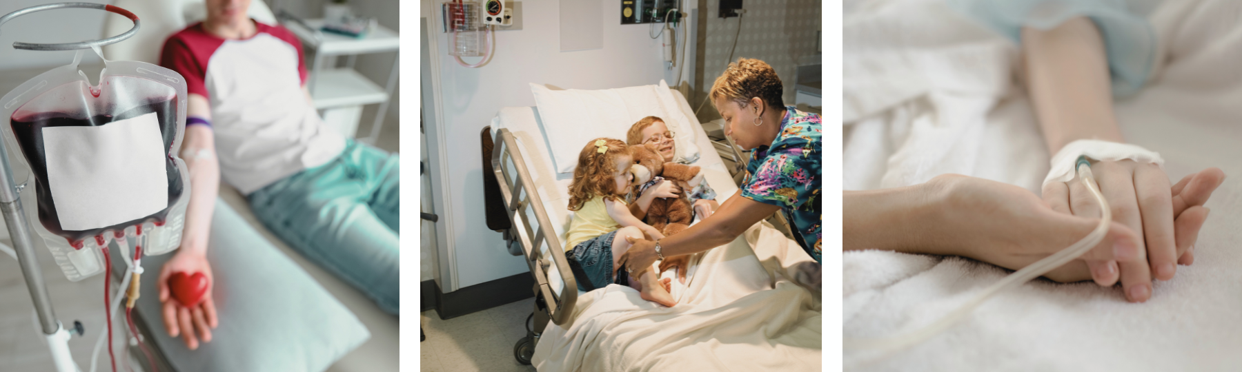 Imágenes relacionadas con el acompañamiento hospitalario y el equilibrio entre el voluntariado y la vida personal